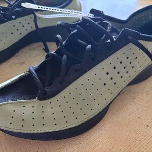 Nike Black and Olive Athletic Shoes